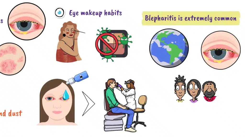 Blepharitis is very common