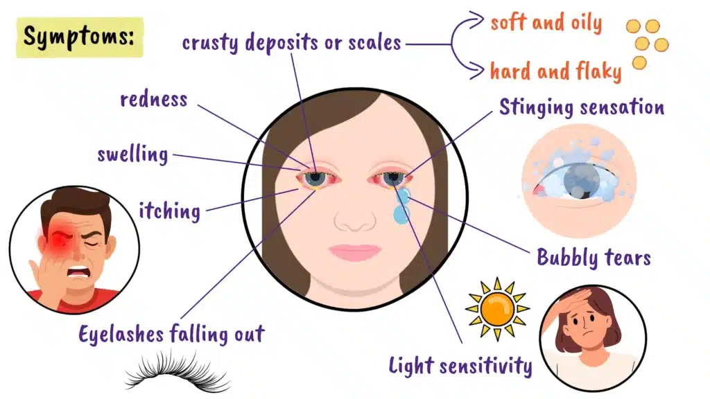 Blepharitis symptoms