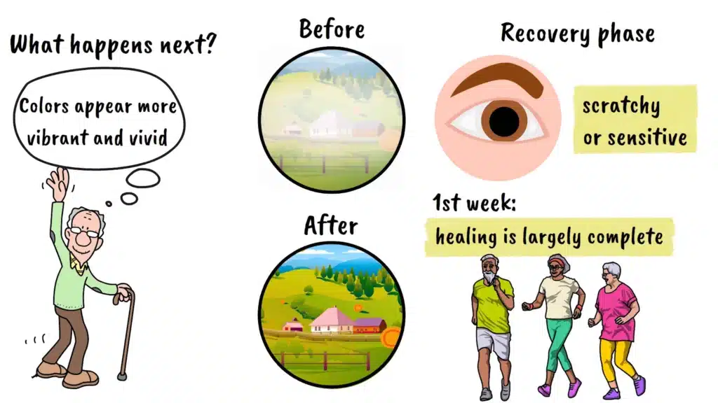 Cataract surgery recovery phase