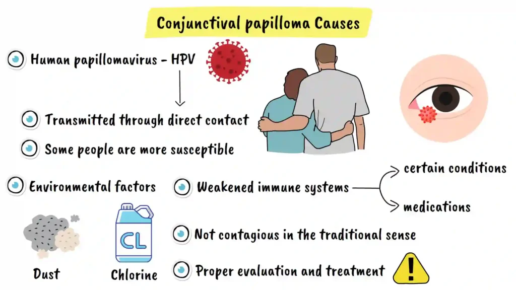 Conjunctival Papilloma Causes