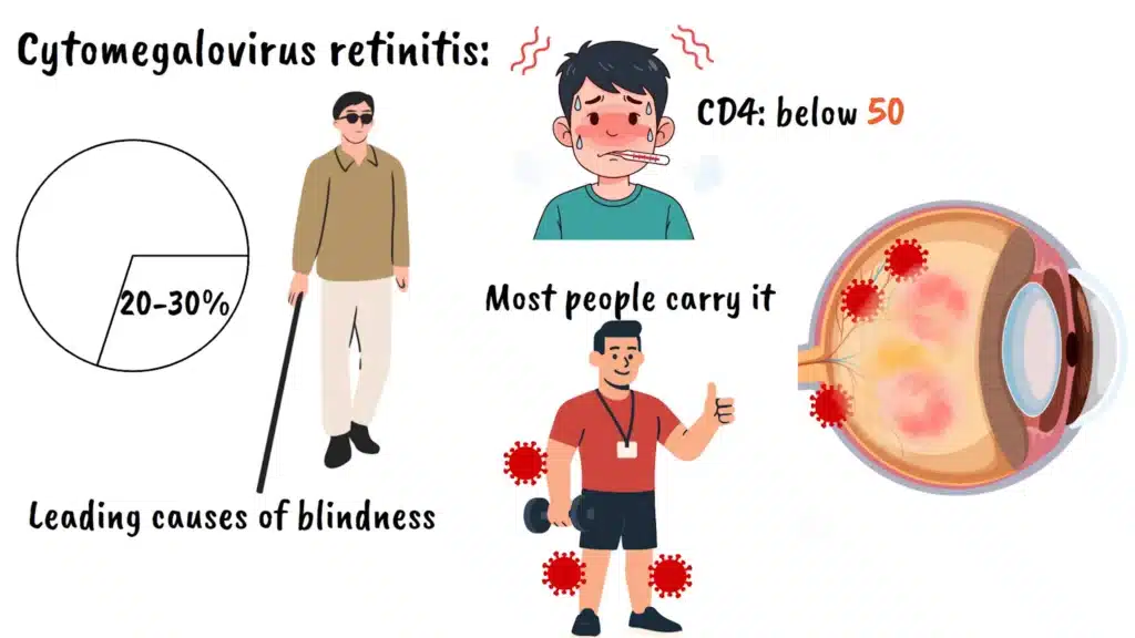 Cytomegalovirus retinitis