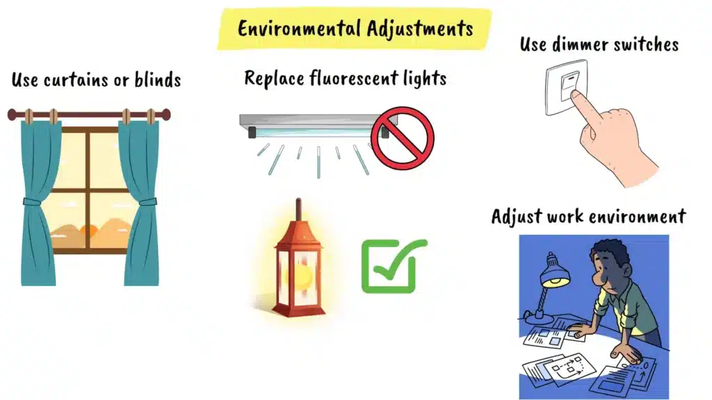 Environmental Adjustments for Photophobia
