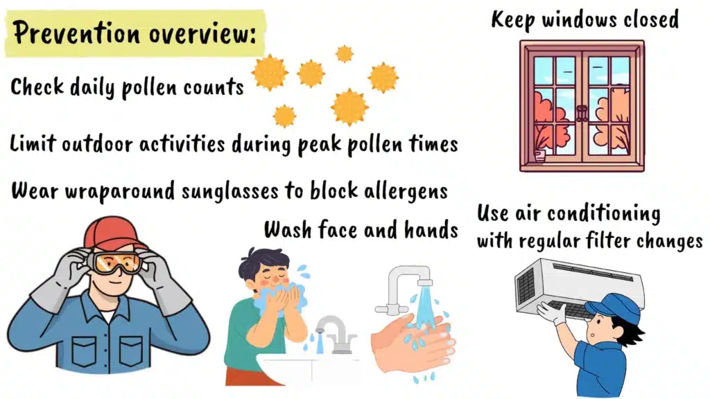 Eye allergies prevention