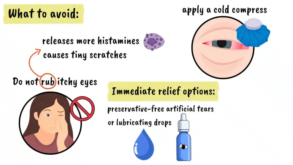 Eye allergies what to avoid