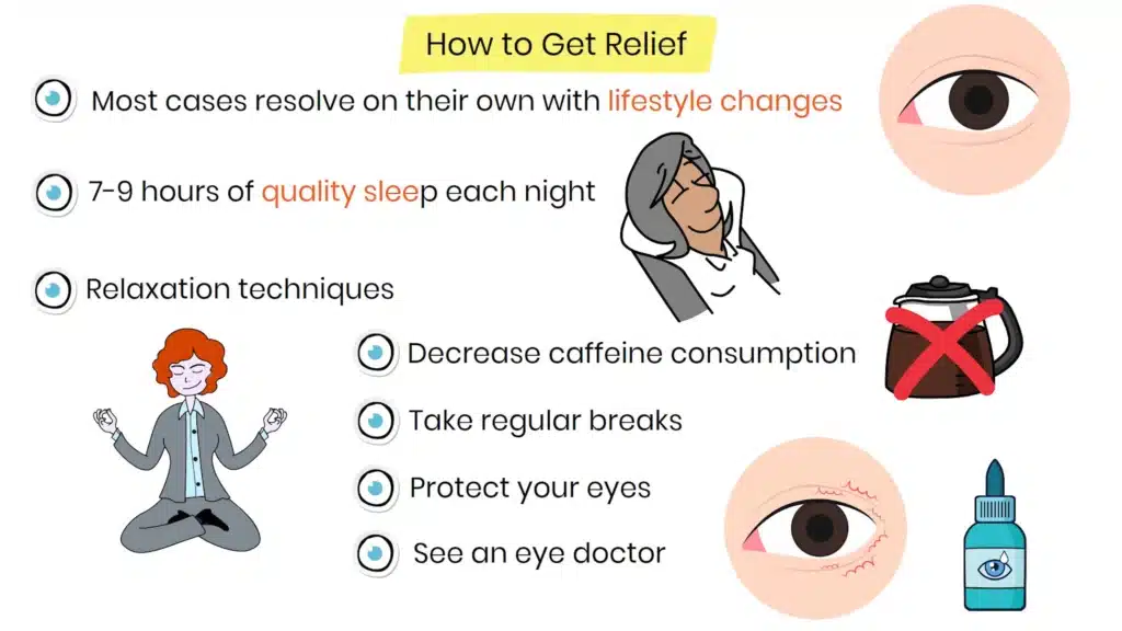 Eyelid Twitching how to get relief