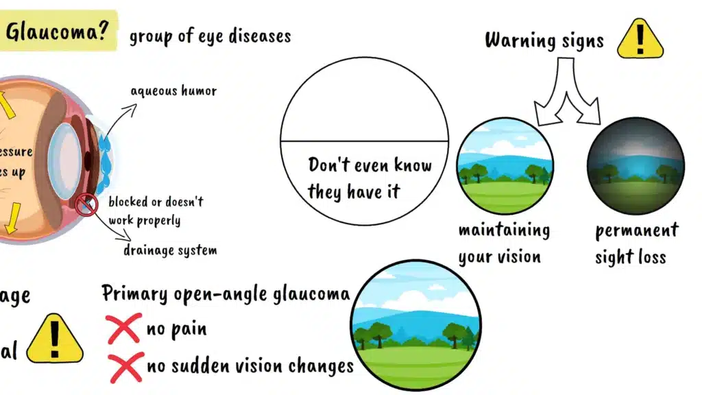 Glaucoma warning signs