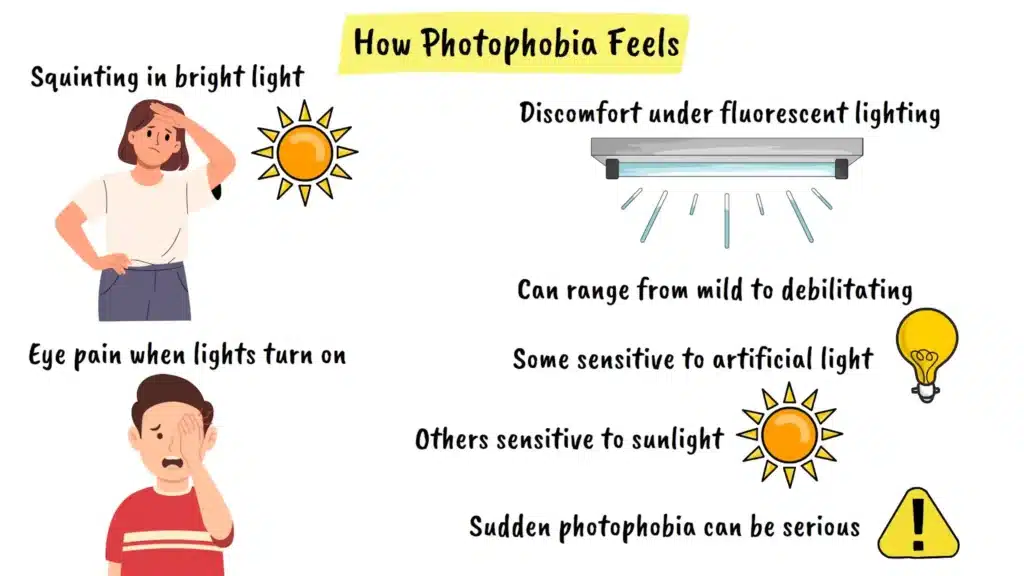 How Photophobia Feels