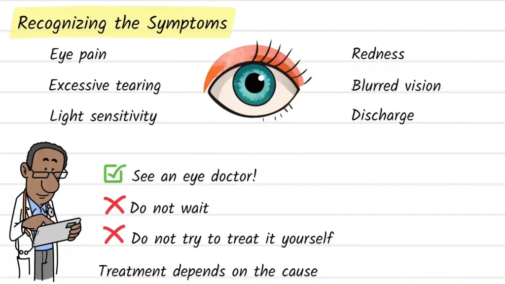 Keratitis symptoms