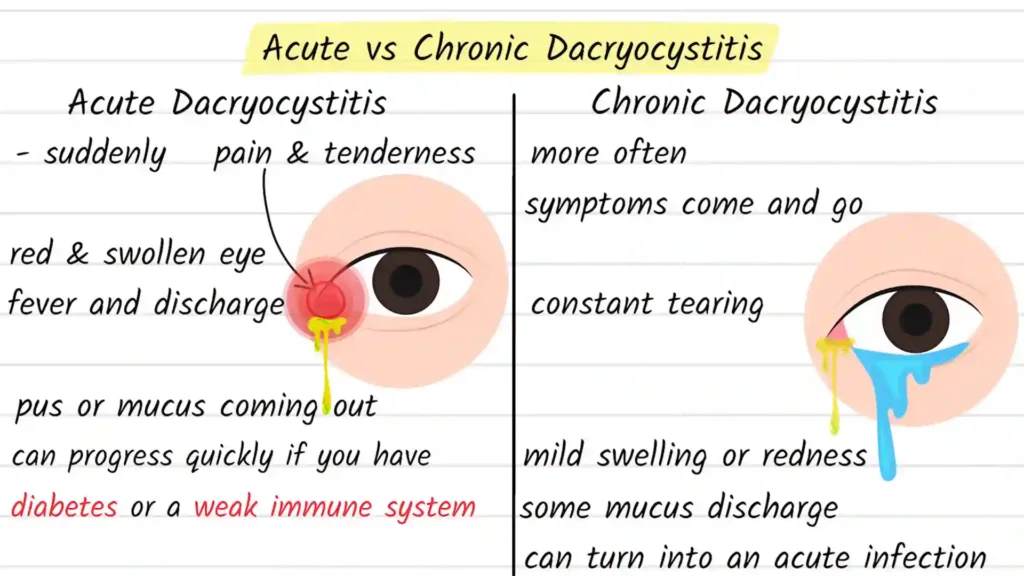Acute vs. Chronic Dacryocystitis