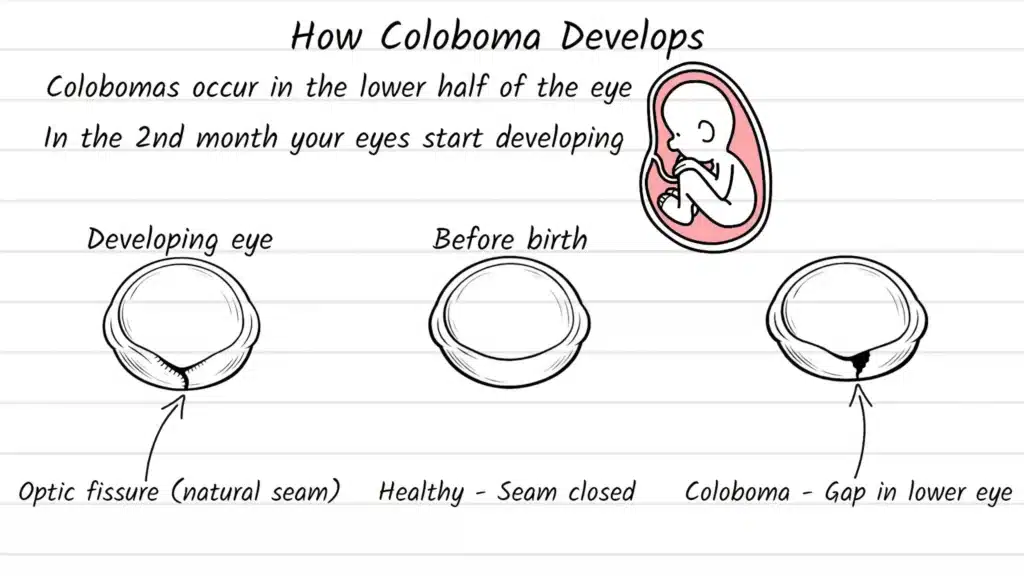 How Coloboma develops