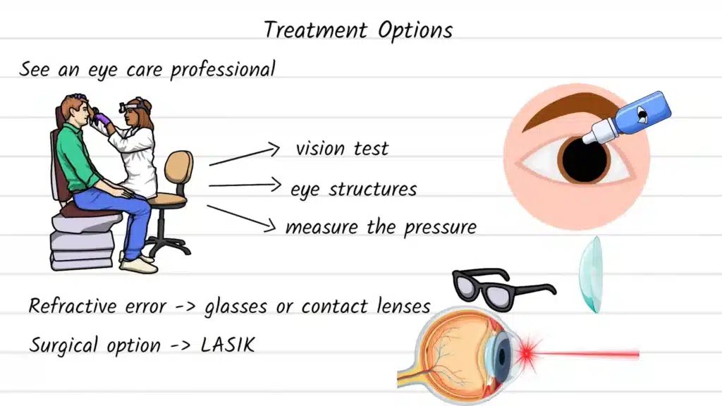 Treatment for Blurred vision LASIK