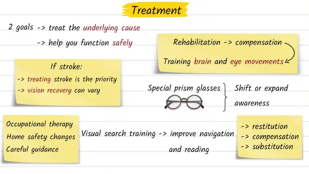 Hemianopia treatment