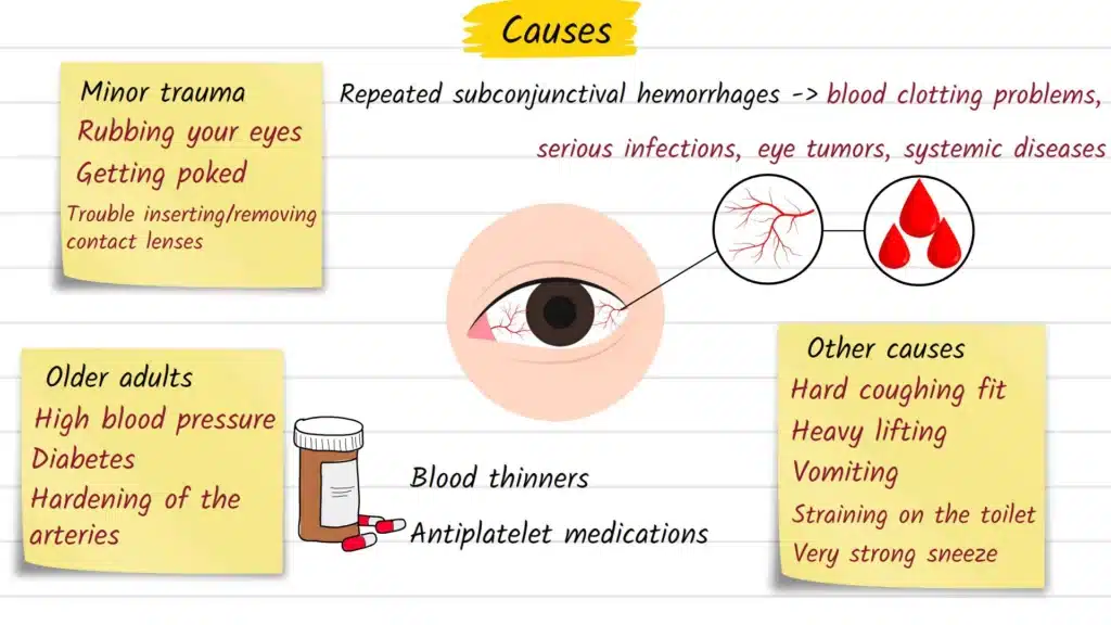 Subconjunctical Hemorrhage Causes