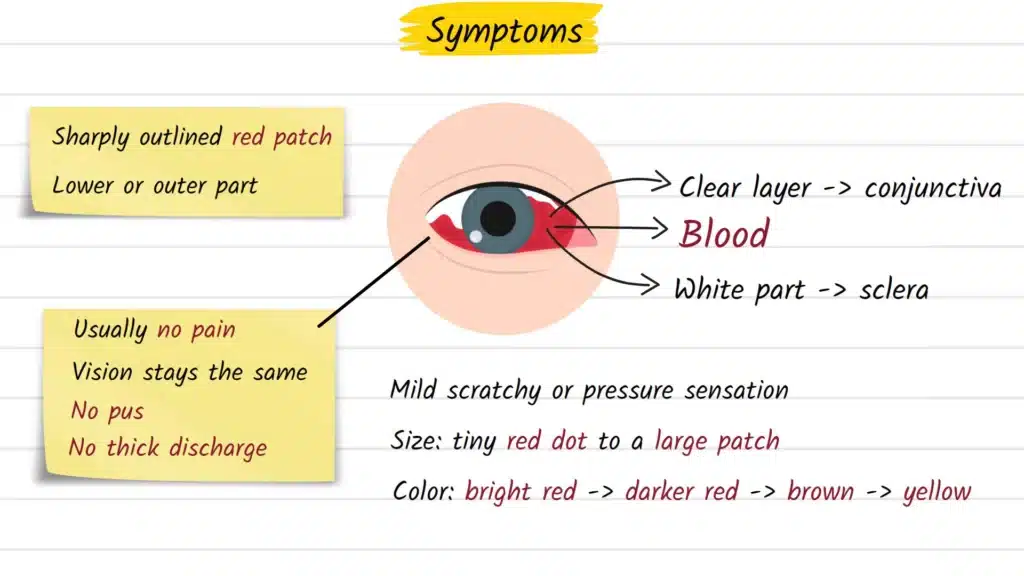 Subconjunctical Hemorrhage Symptoms